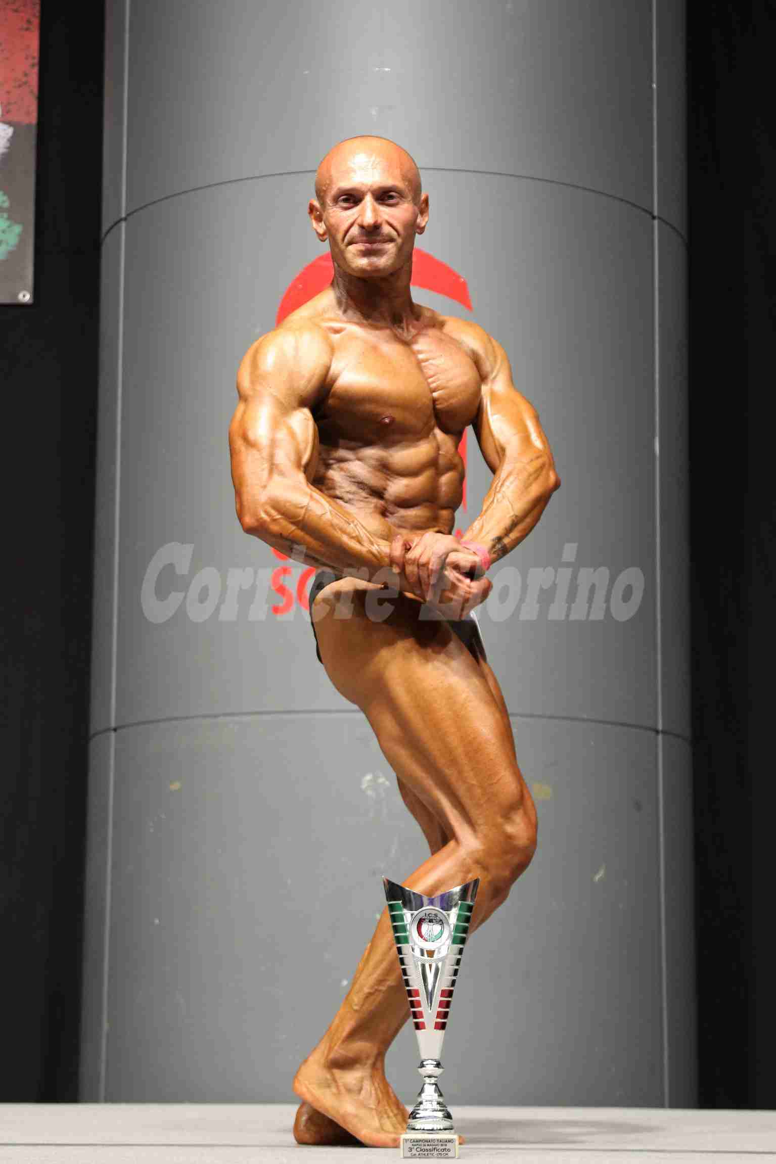 Salvatore Meli terzo classificato al Campionato Italiano di Bodybuilding ”ICS Italia”