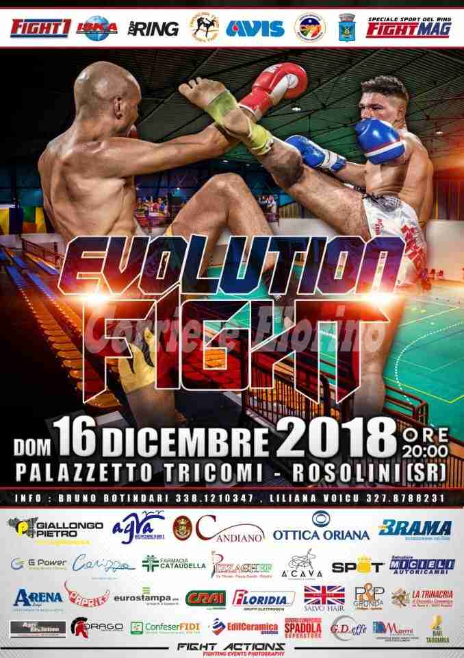 Evolution Fight versione invernale: il 16 dicembre al Palatricomi