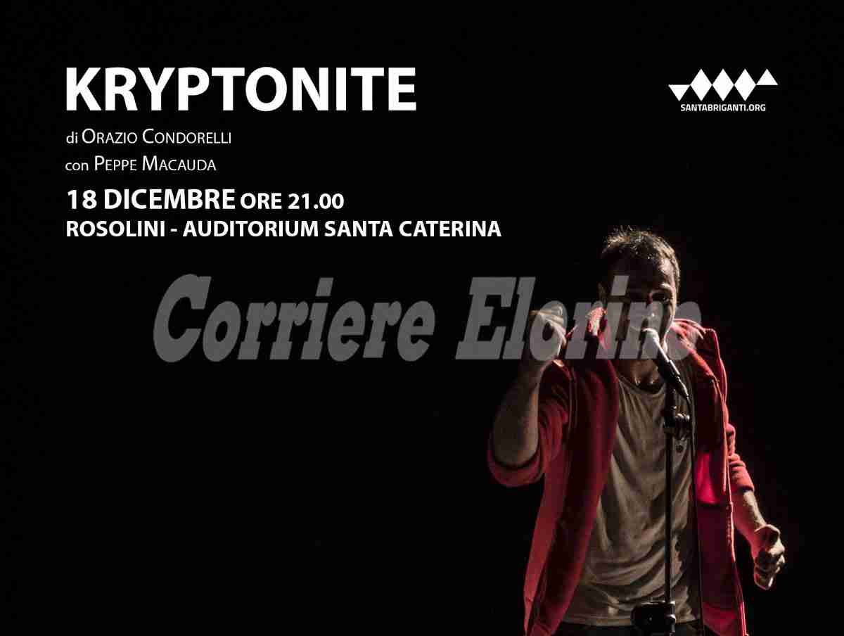 Domani sera “Kriptonite” al Cineteatro S.Caterina. La Santa Briganti da Vittoria a Rosolini –IL TRAILER