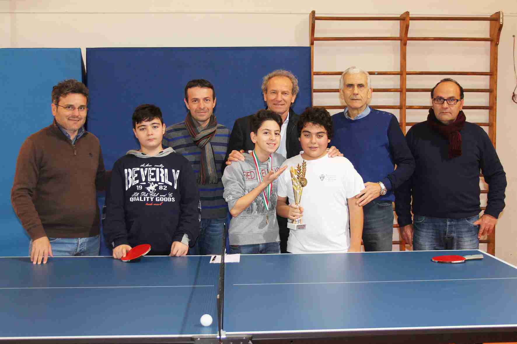 Pietro Baggieri si aggiudica il primo torneo “Open” di Tennistavolo della scuola “De Cillis”