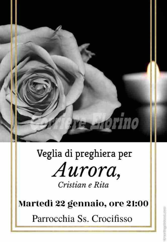 Stasera Veglia di Preghiera per Aurora, Cristian e Rita