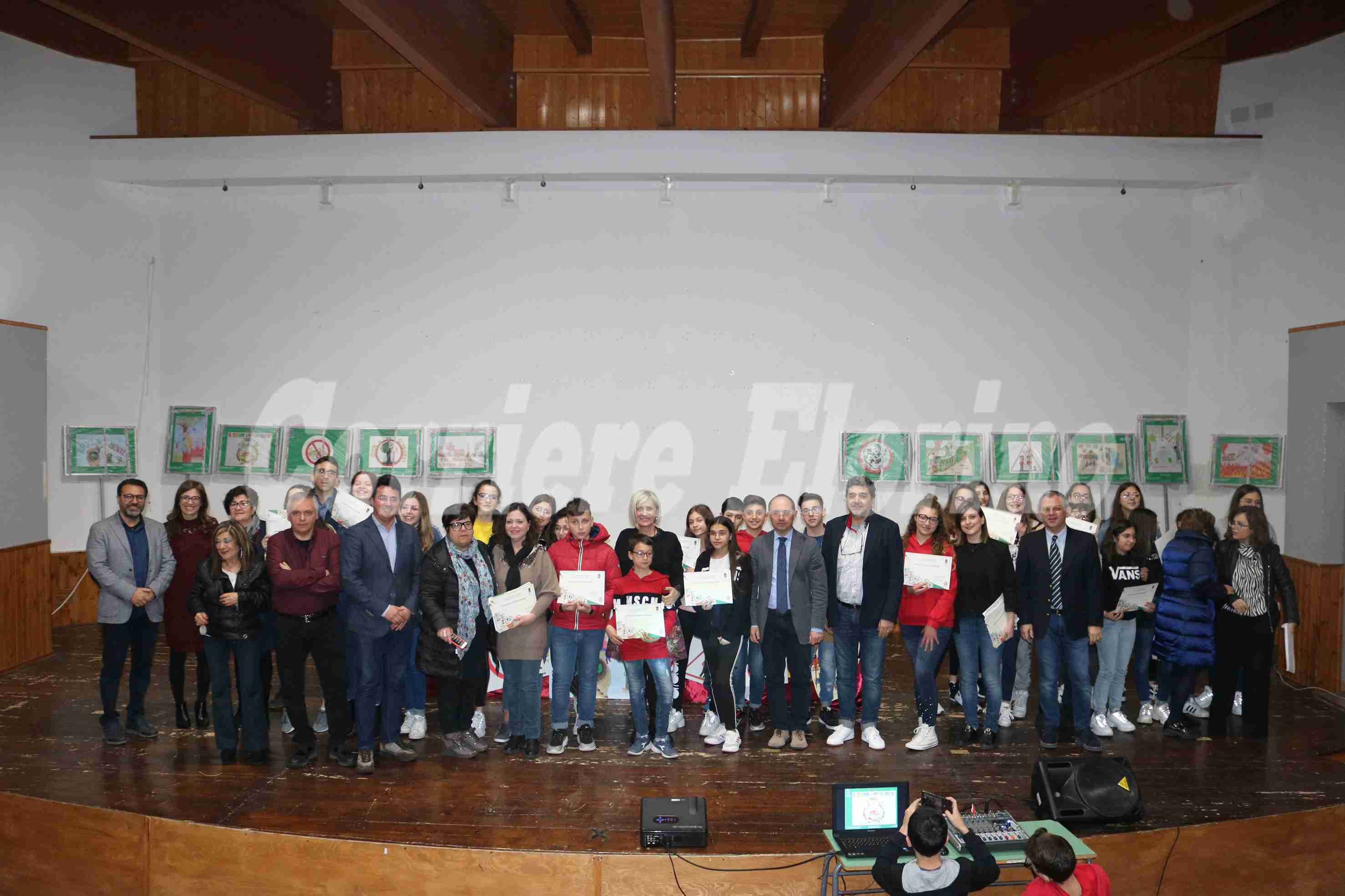 Cerimonia di premiazione del concorso “La scuola realizza segnaletiche per la salvaguardia dell’ambiente”