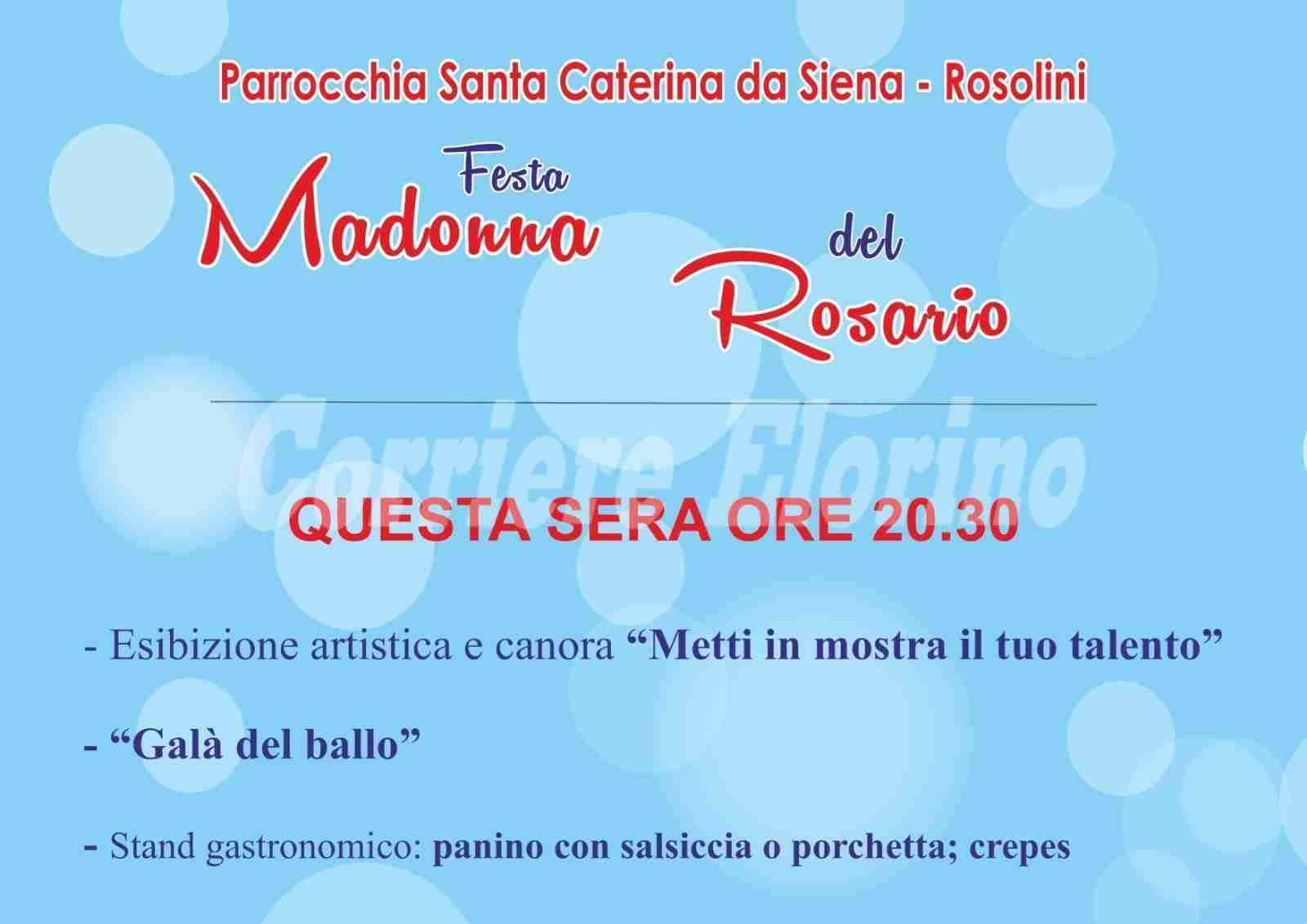 Festa della Madonna del Rosario: previsti per stasera “Metti in mostra il tuo talento” e Galà del ballo