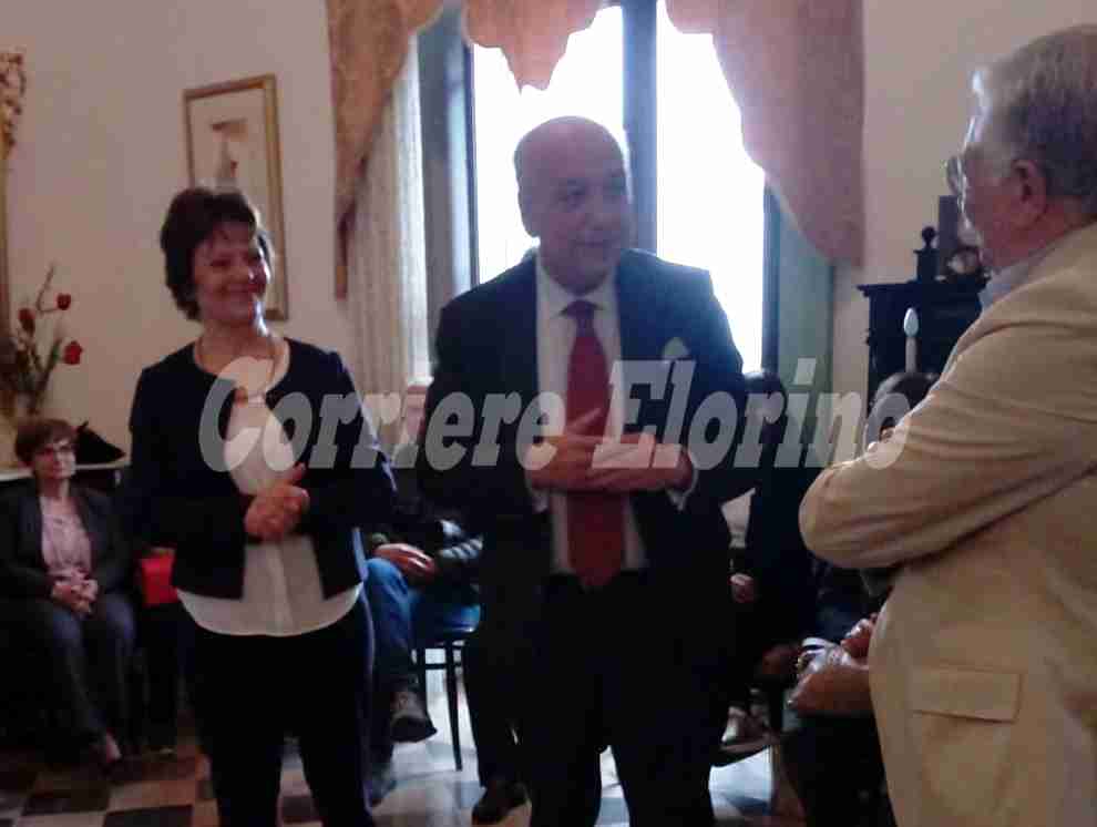 Il senatore Raffaele Stancanelli a Rosolini ospite della dottoressa Moltisanti