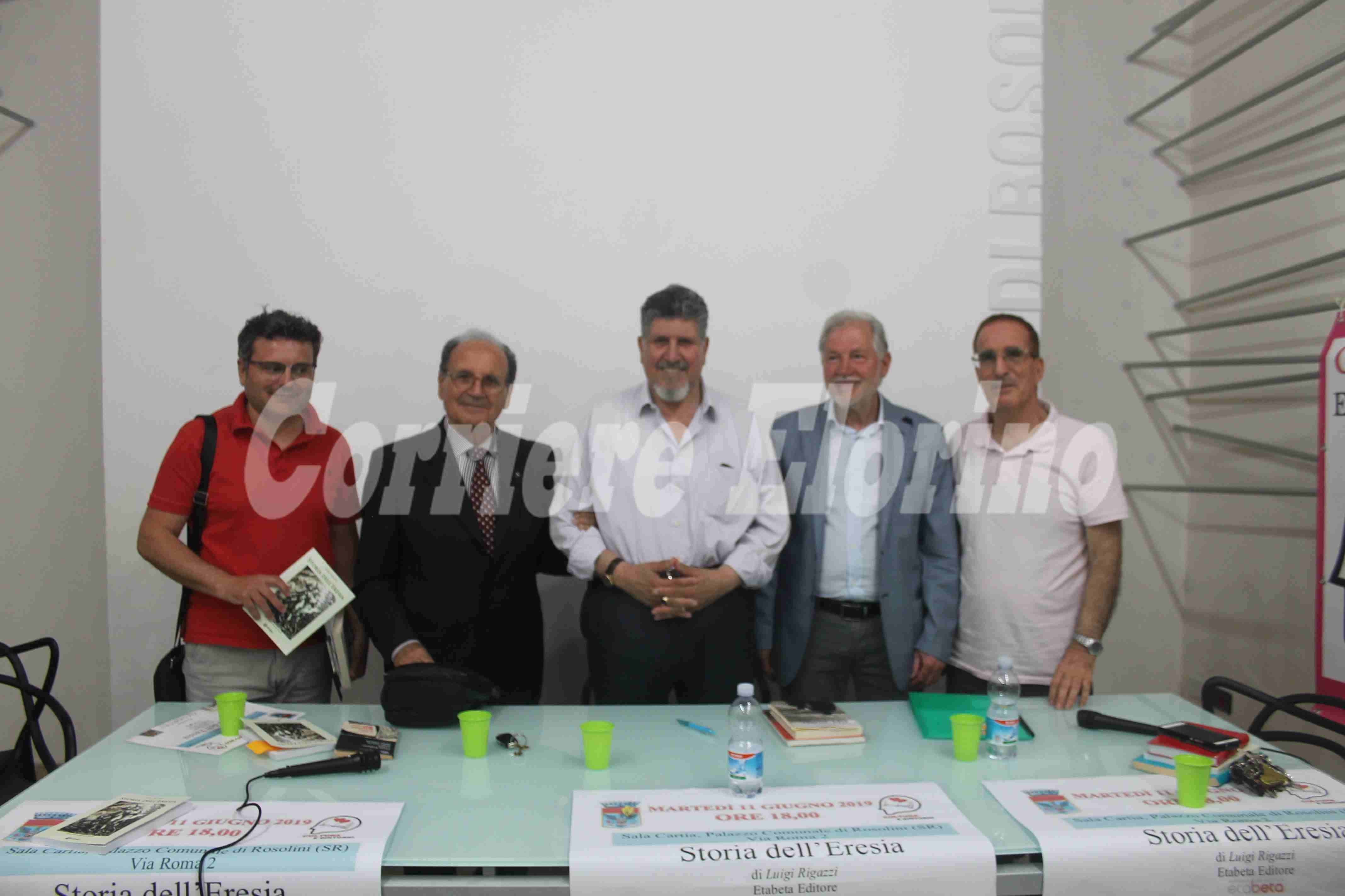 Rigazzi presenta a Rosolini “Storia dell’Eresia”, libro dedicato alla maestra Barlotta