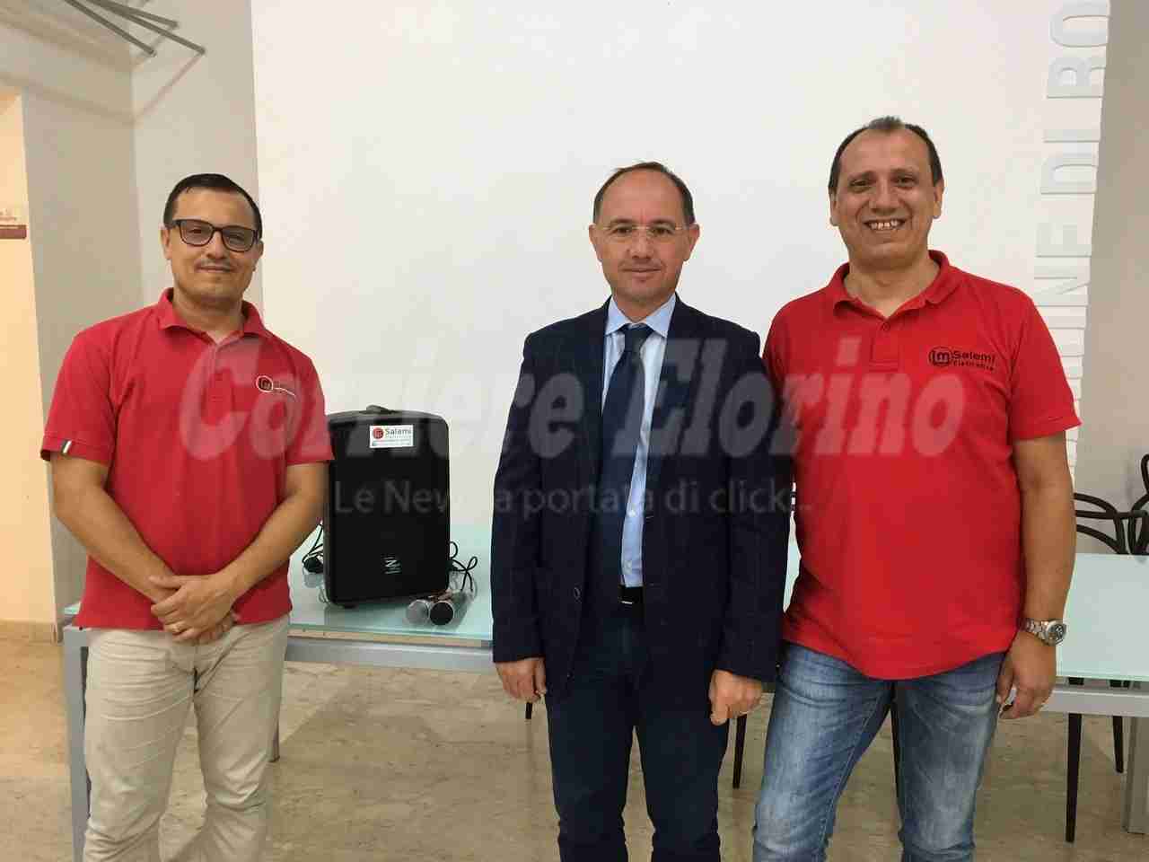 “Salemi L&M Elettronica” dona un nuovo impianto di amplificazione per la Sala Cartia