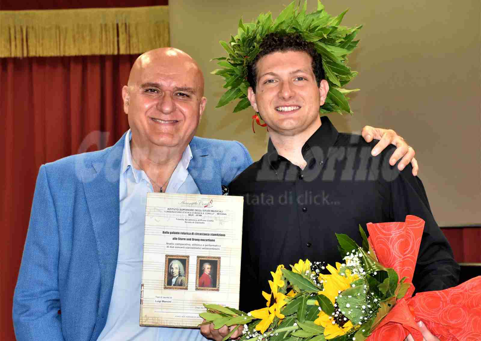 110 e lode per Luigi Mancini: “genio musicale” di clarinetto al Conservatorio di Messina
