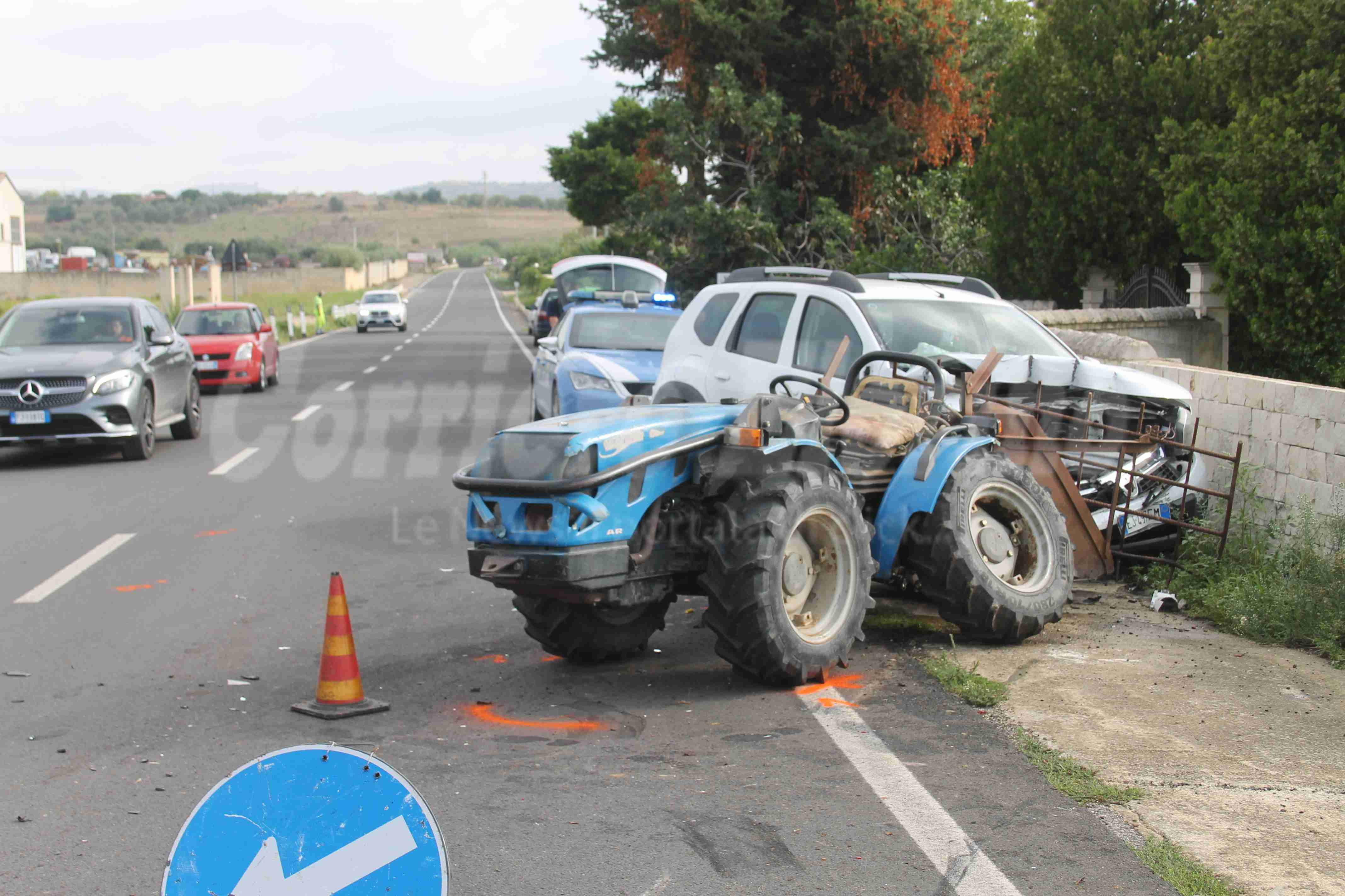 Brutto incidente tra Noto e Rosolini, anziano trasportato in elisoccorso a Catania