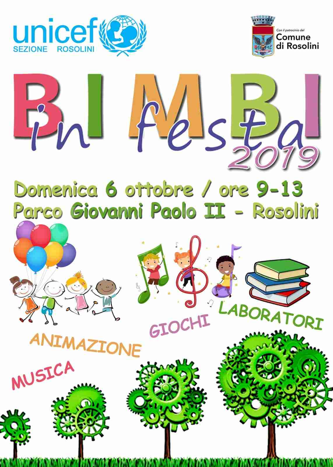 Torna “Bimbi in Festa”: domenica 6 ottobre al parco Giovanni Paolo II