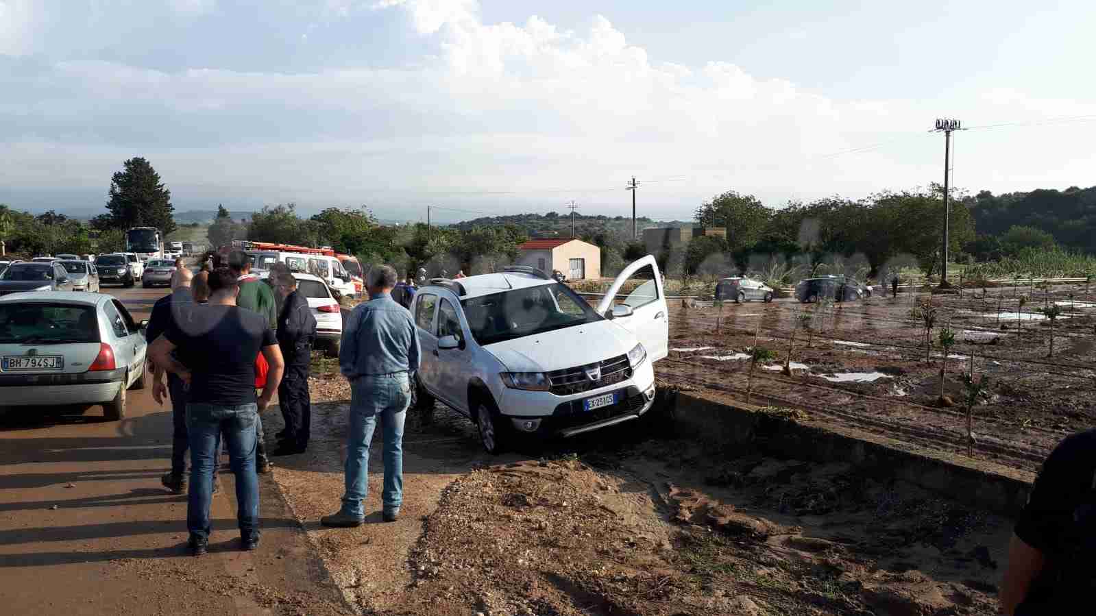 Maltempo. Notte d’inferno a Rosolini: trovato privo di vita l’agente penitenziario disperso