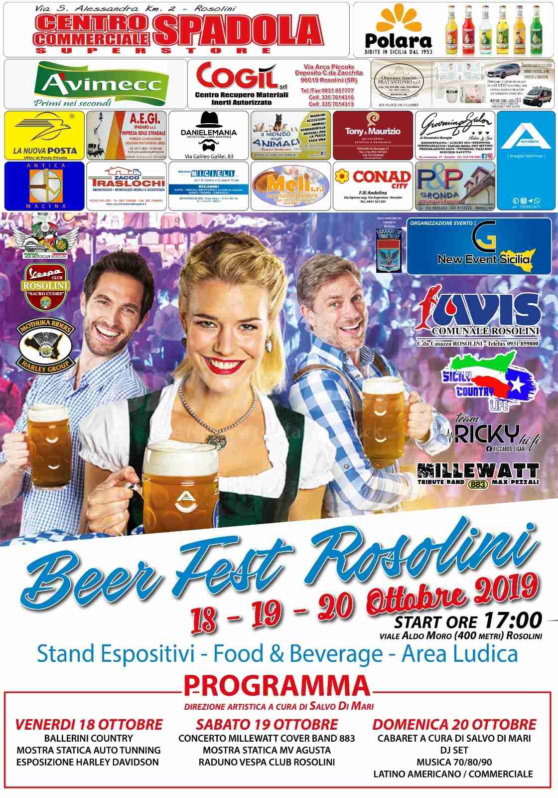 Il Beer Fest arriva a Rosolini: da venerdì a domenica la grande festa della birra