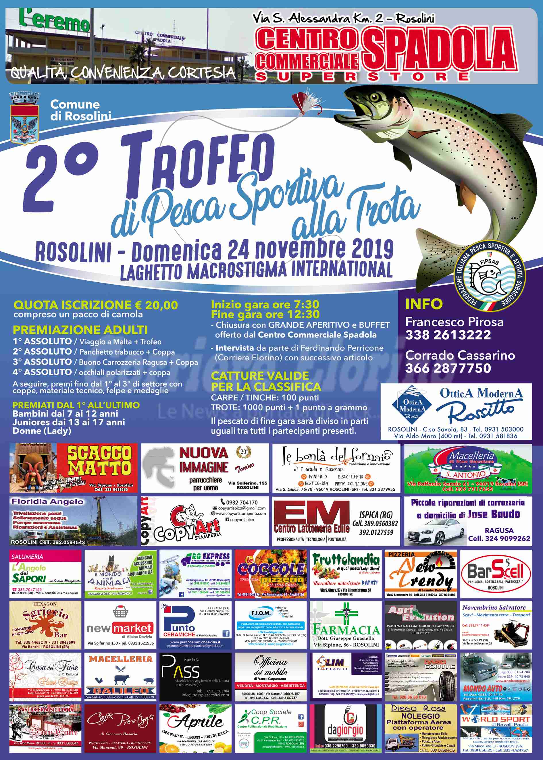 Attesa finita, domenica 22 dicembre di scena il 2° Trofeo “Pesca Sportiva alla Trota” al laghetto Macrostigma