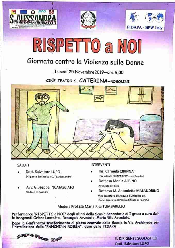 “Rispetto a noi”: il convegno del “S.Alessandra” contro la violenza sulle donne