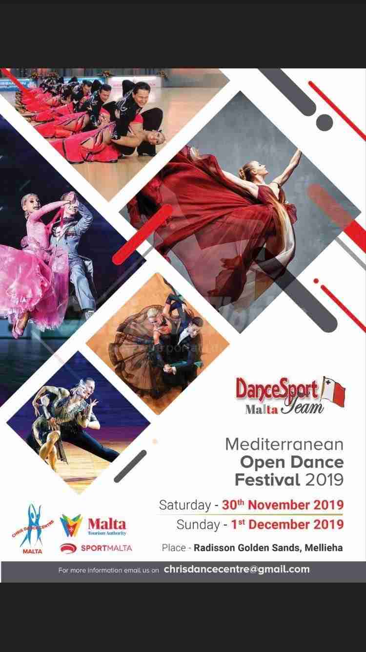 4 coppie della “Dancing Stars” a Malta per il Mediterranean Open Dance Festival