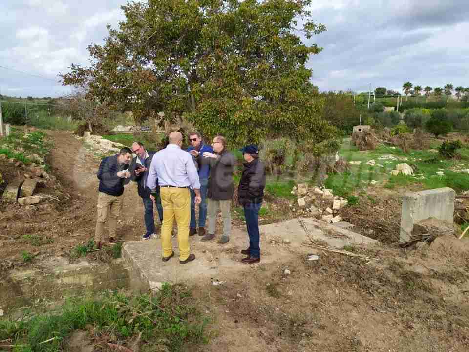 Sopralluogo della Protezione Civile tra Noto e Rosolini, Bonfanti: “Già avviate le pulizie dei canali di scolo”