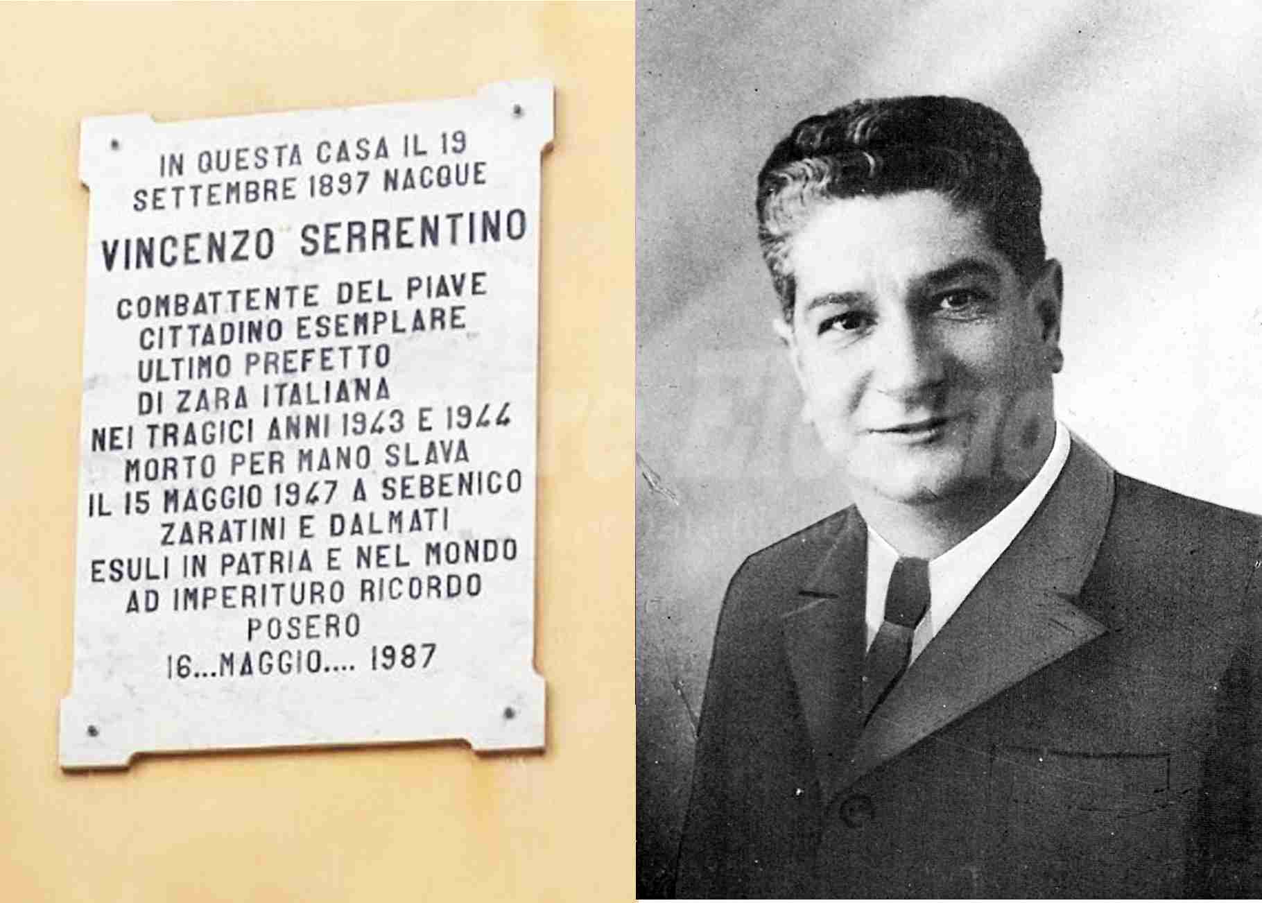 Il rosolinese Vincenzo Serrentino ultimo prefetto di Zara italiana, fucilato dai titini dopo un processo farsa