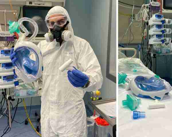 Coronavirus – Azienda ragusana converte le maschere da sub Decathlon in presidio di sicurezza per medici