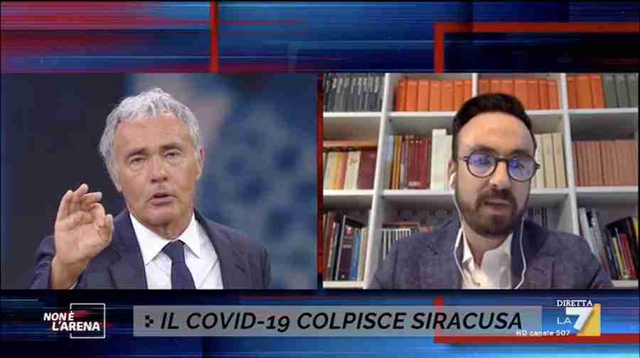 Coronavirus – Caso di Rizzuto a “Non è l’Arena”. Il Dirigente Asp ignora il confronto e il figlio Audenzio: “il silenzio di Ficarra ha fatto più male”