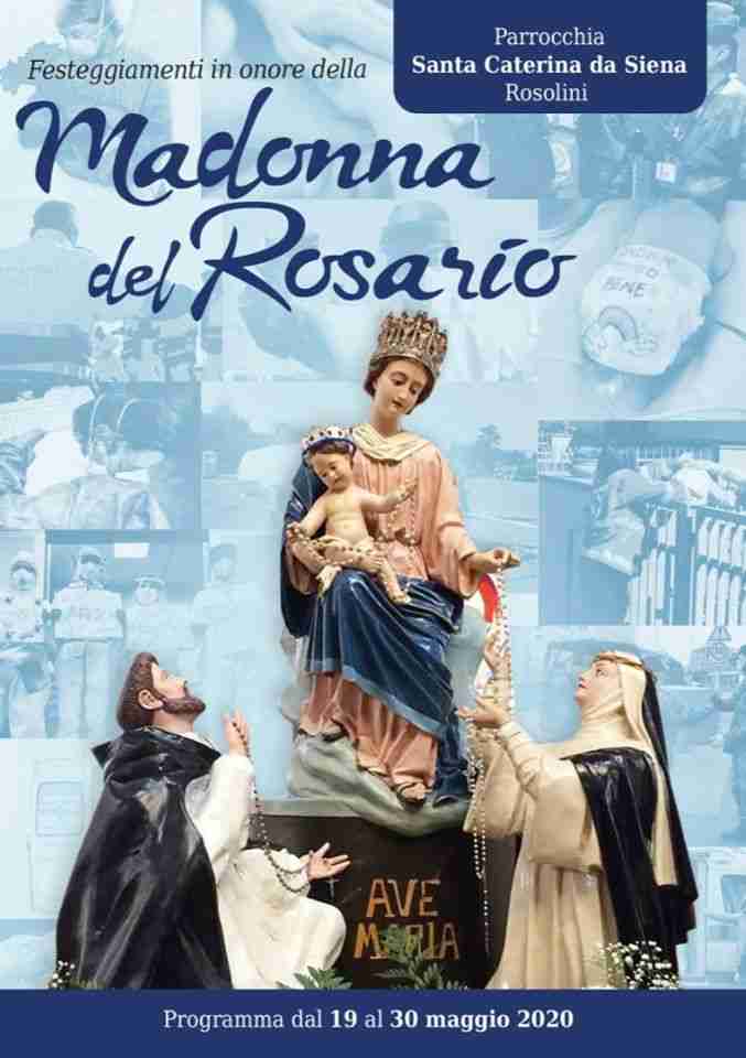 Tutto il programma della festa della Madonna del Rosario: festeggiamenti e celabrazioni in diretta streaming