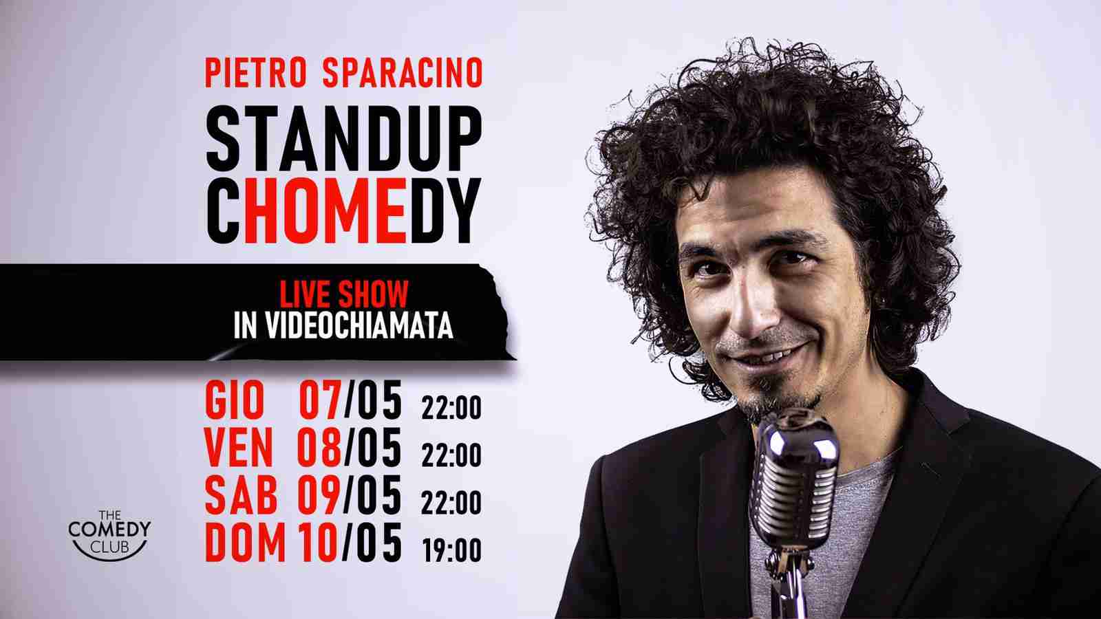 L’artista rosolinese Pietro Sparacino, primo in Italia a fare teatro in videochiamata: “Standup Chomedy”, il suo spettacolo ai tempi del Coronavirus