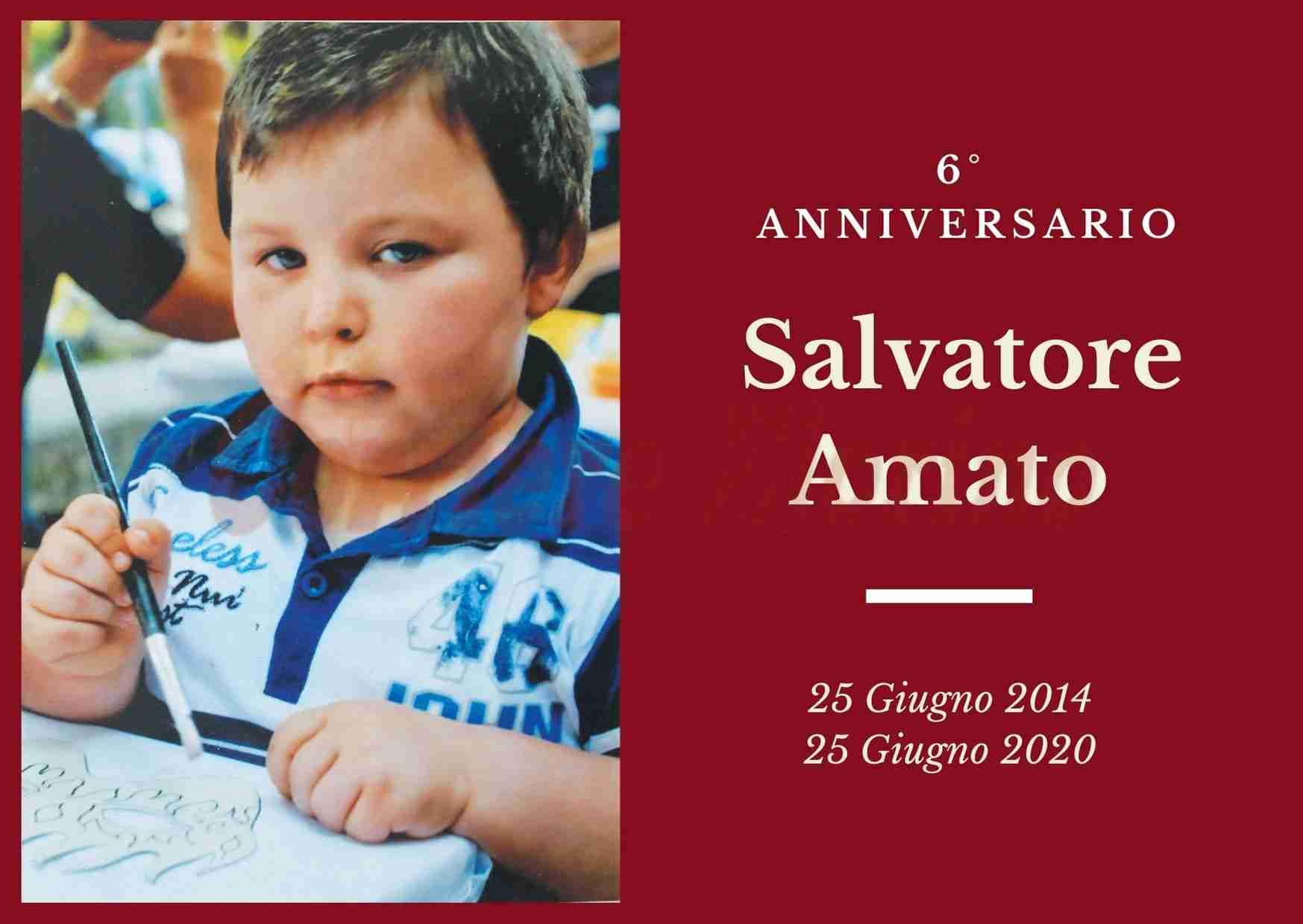Necrologio: ricorre oggi il 6° Anniversario del piccolo Salvatore Amato