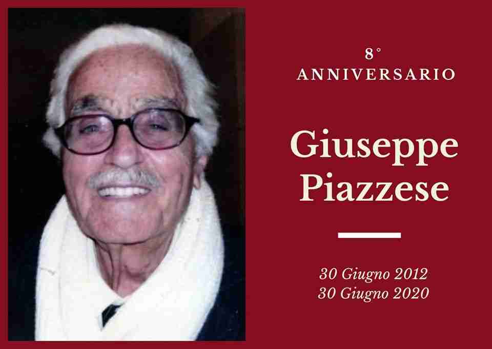 Necrologio: ricorre oggi l’8° Anniversario di Giuseppe Piazzese