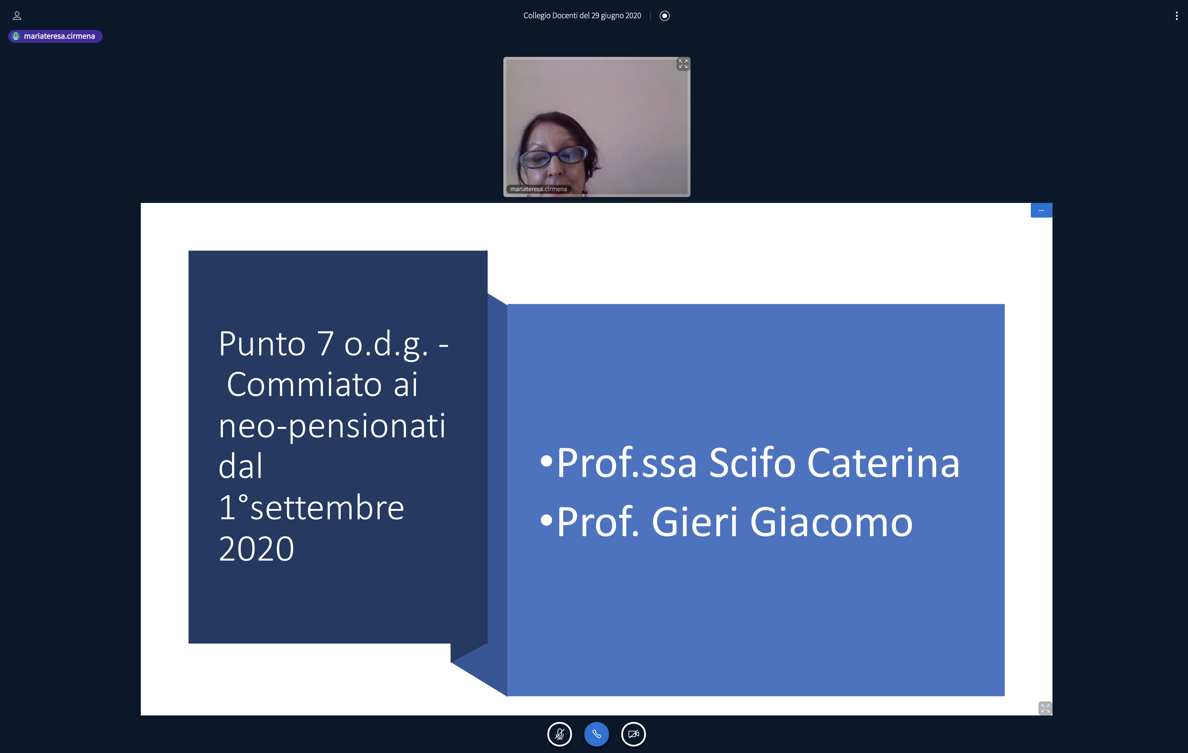 Felice pensionamento ai professori Caterina Scifo e Giacomo Gieri