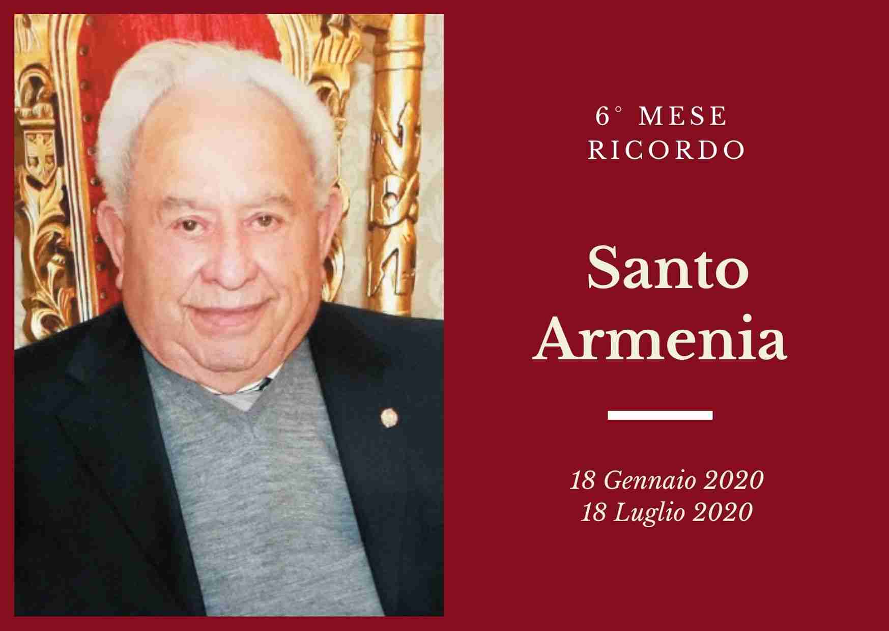 Ricordo: 6 mesi fa saliva in cielo Santo Armenia