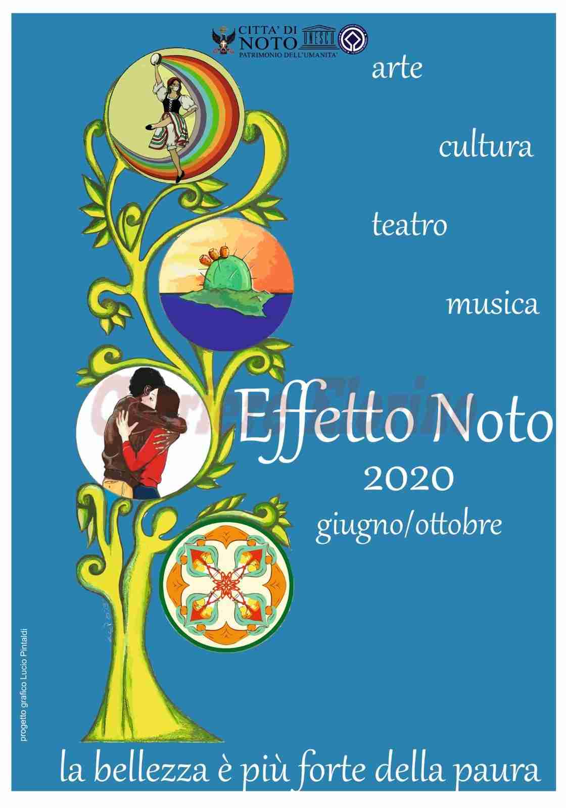 “Effetto Noto 2020”, al via i primi appuntamenti