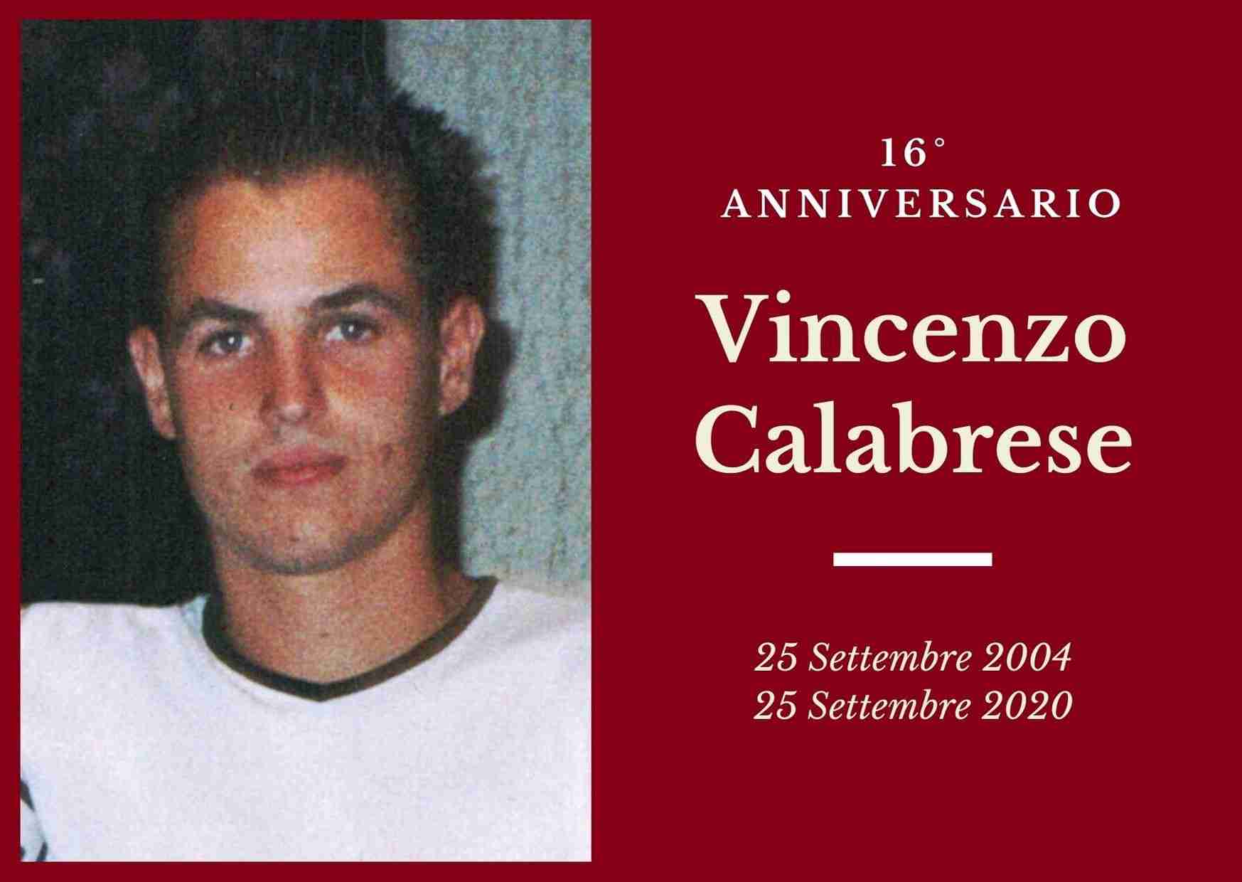 Necrologio: ricorre oggi il 16° Anniversario di Vincenzo Calabrese