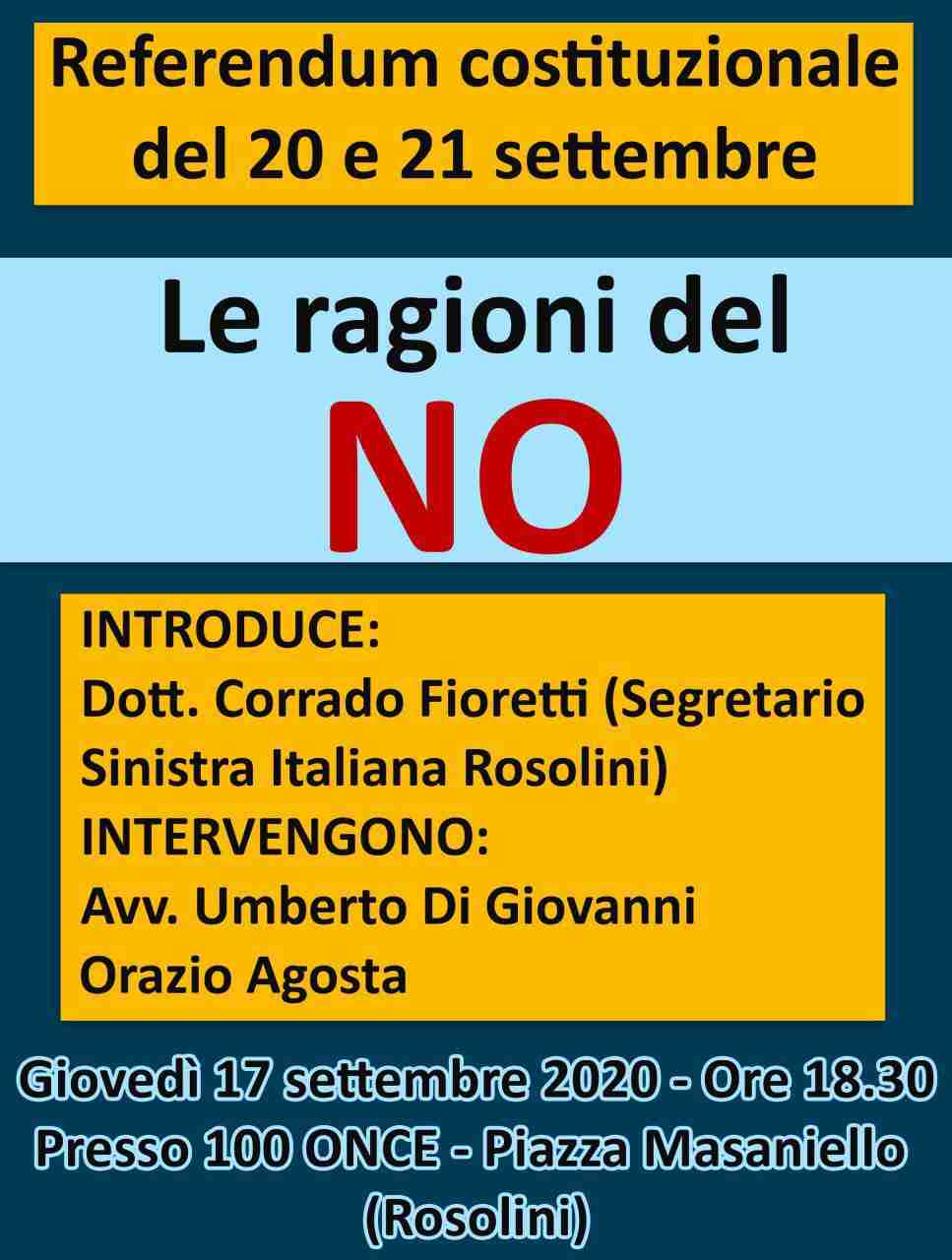 Referendum: domani pomeriggio conferenza stampa di Sinistra Italiana sulle ragioni del “No”