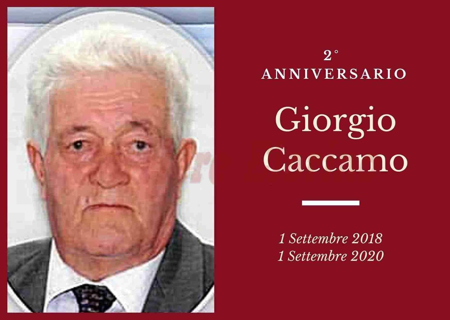Necrologio: ricorre oggi il 2° Anniversario di Giorgio Caccamo