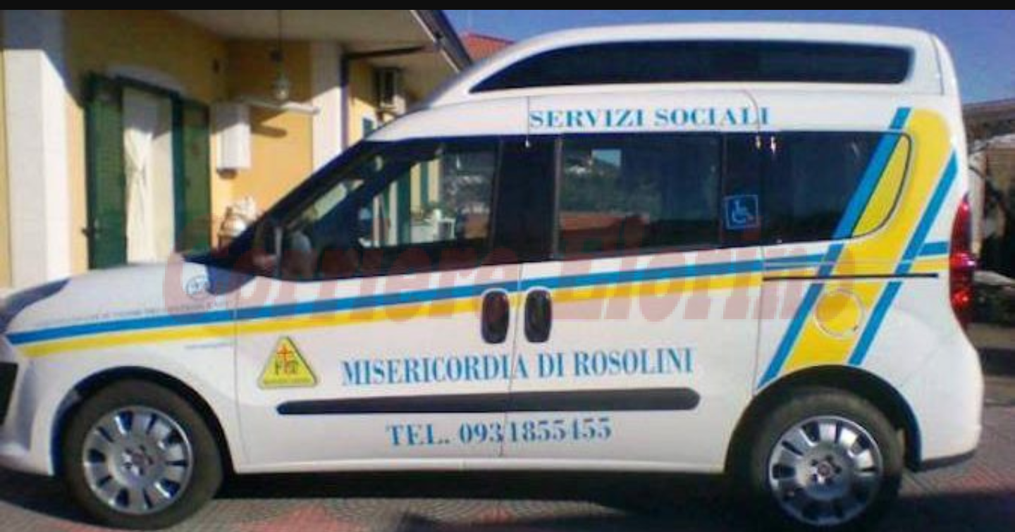 8 mila euro di contributo alla Misericordia di Rosolini per il servizio di trasporto disabili