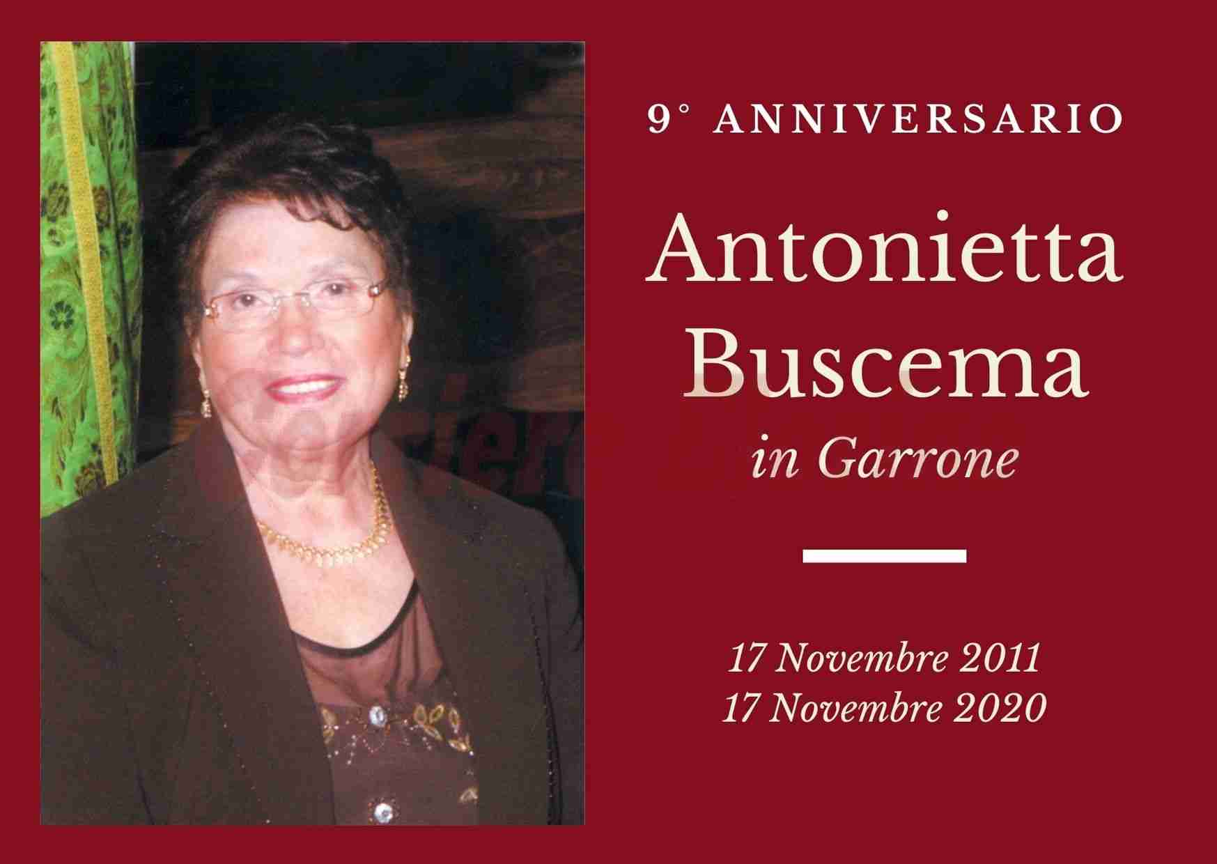 Necrologio: ricorre oggi il 9° anniversario di Antonietta Buscema
