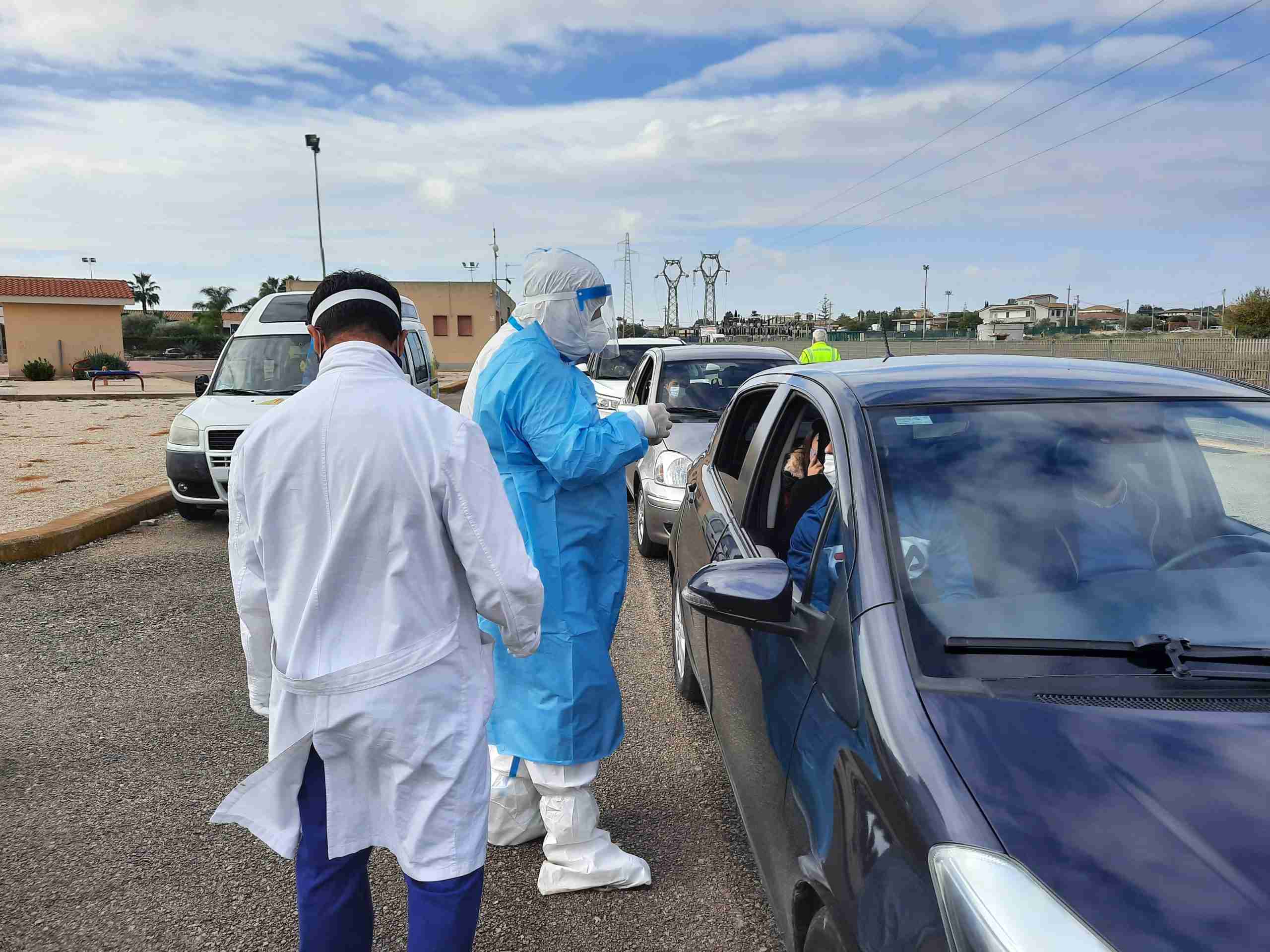 Tutti negativi i tamponi al drive in anti-covid di Rosolini