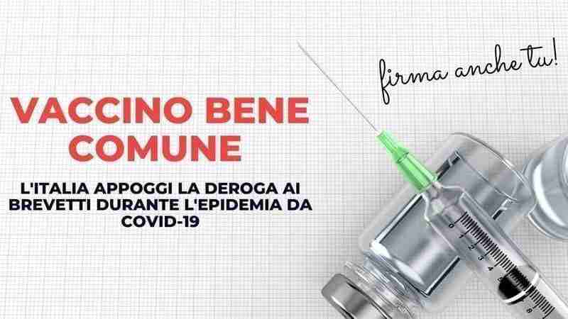 Anche Sinistra Italiana Rosolini promuove la campagna “Vaccino bene comune”
