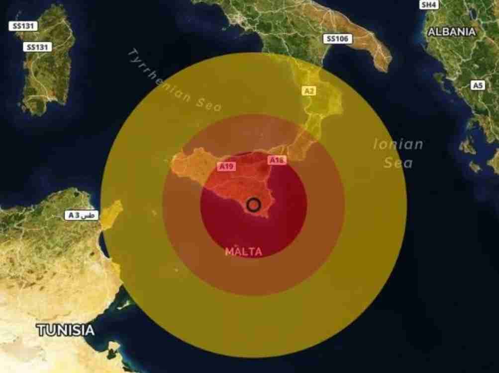 Terremoto nel ragusano, forte scossa avvertita a Rosolini