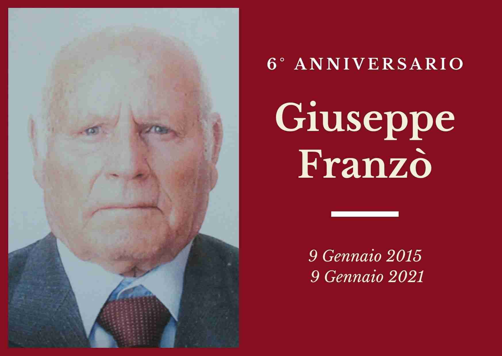 Necrologio: ricorre oggi il 6° anniversario di Giuseppe Franzò