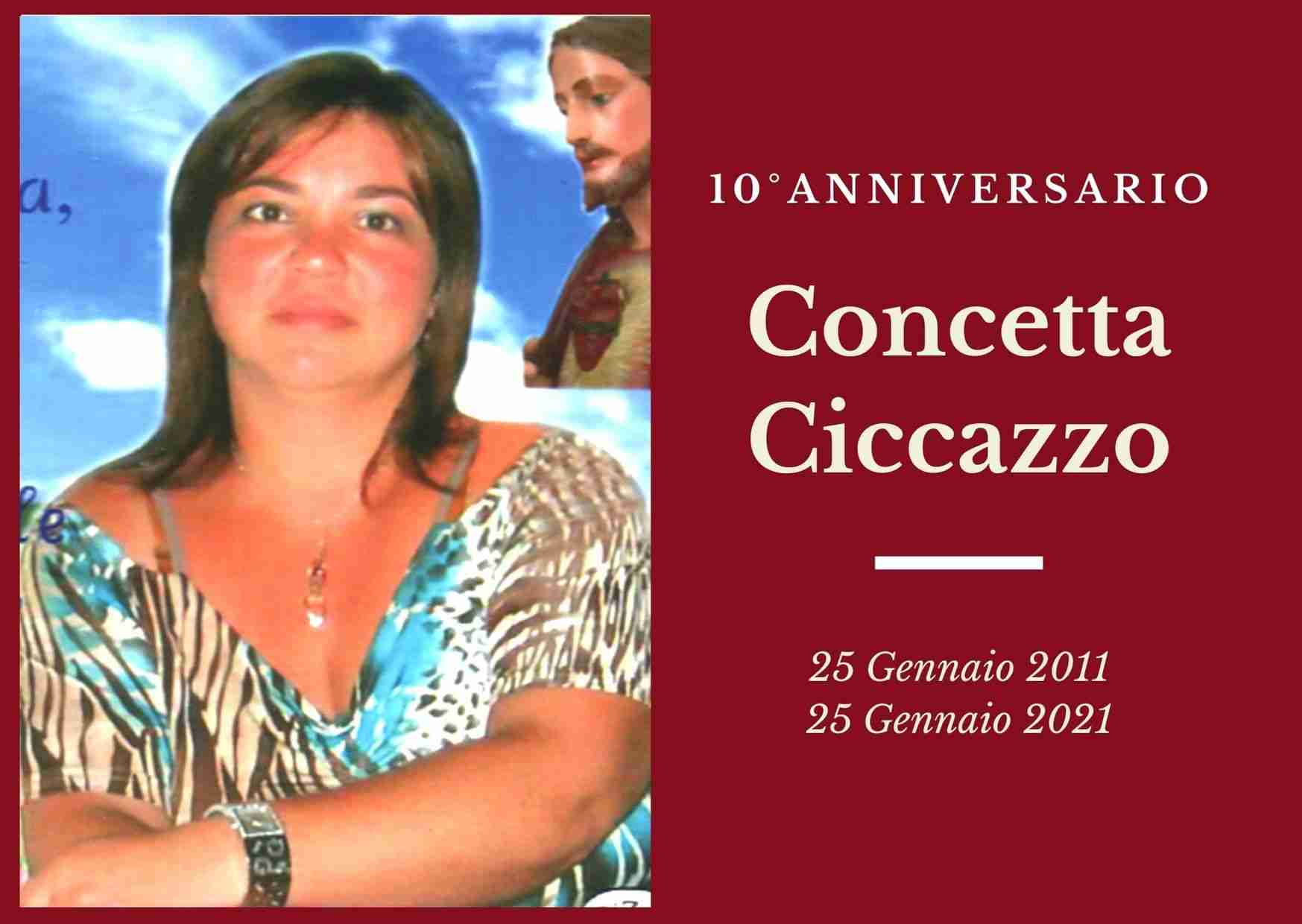 Necrologio: ricorre oggi il 10° anniversario di Concetta Ciccazzo