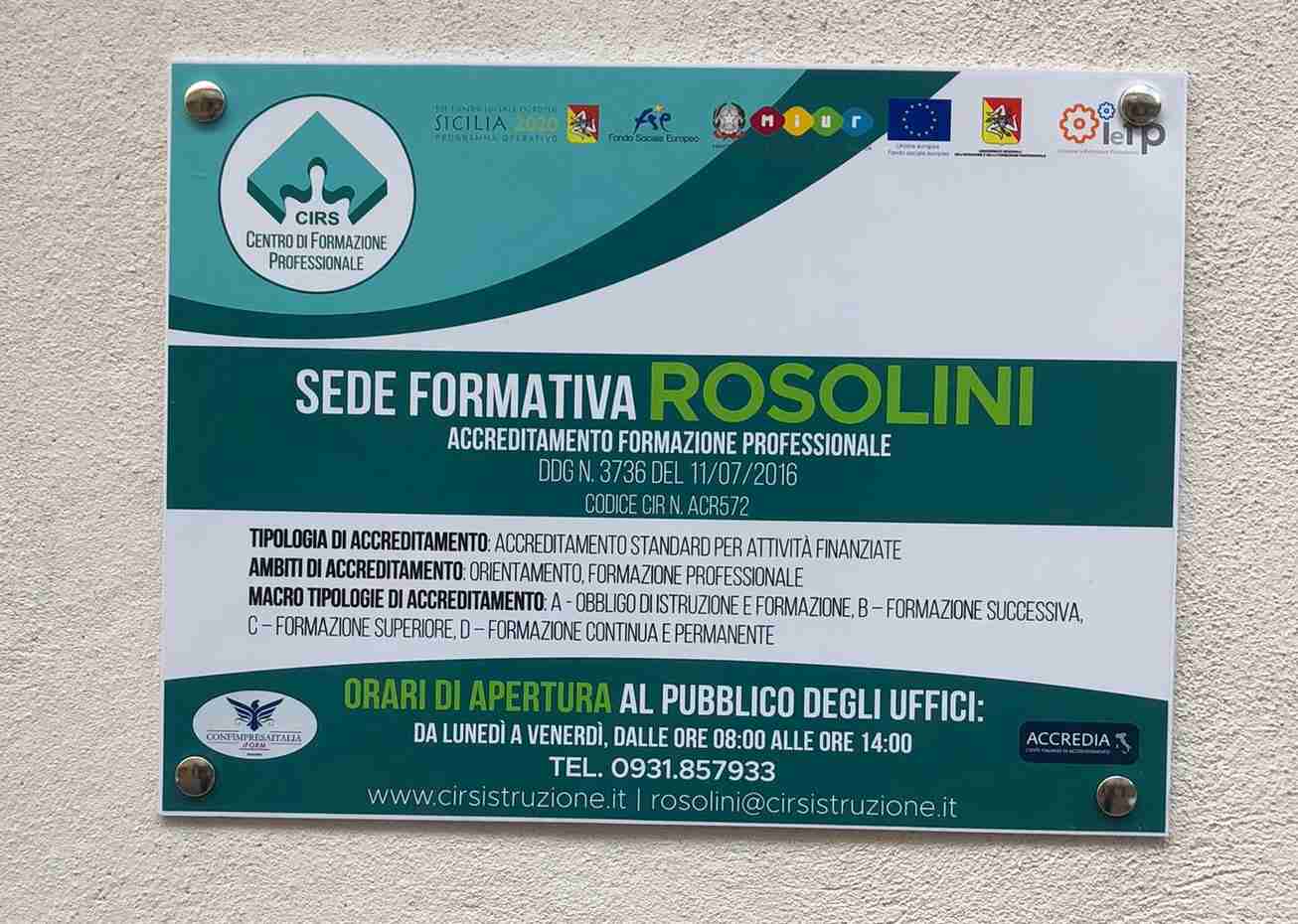 Nasce a Rosolini il Cirs: la scuola mestieri per parrucchieri, estetisti, elettricisti, idraulici, grafici e ristoratori