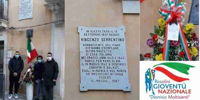 Nel giorno del ricordo, l’omaggio di Gioventù Nazionale Rosolini ai patrioti caduti per l’italia