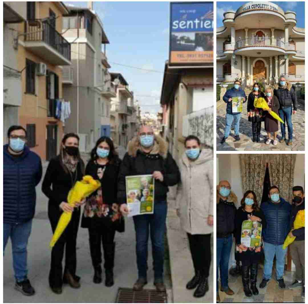 Iniziativa “Raggio di sole”, donate gerbere gialle alle anziane ospiti nelle Rsa di Rosolini