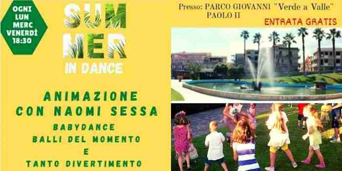 Da oggi al Verde al Valle al via gli appuntamenti settimanali gratuiti con “Summer Dance”