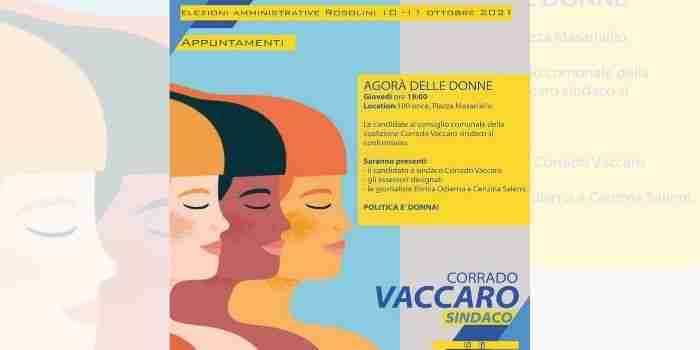 Domani al 100 once “Agorà delle donne”, confronto tra le candidate della coalizione di Vaccaro