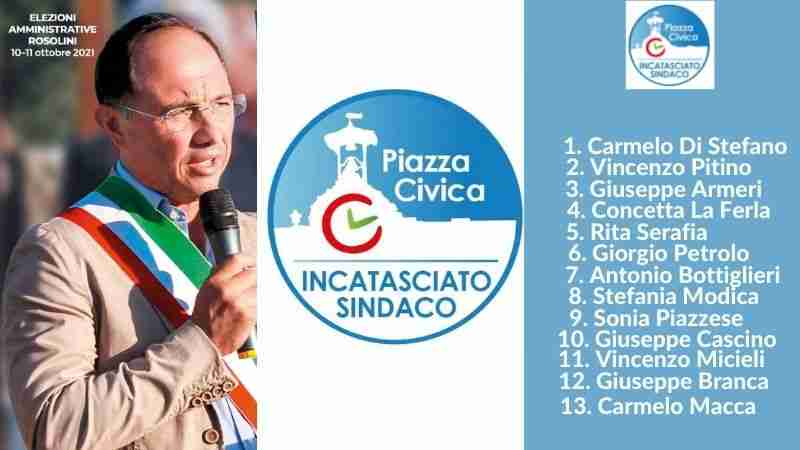 Pippo Incatasciato presenta la sua unica lista: “Grazie a questa squadra, grazie ai cittadini che credono in noi”