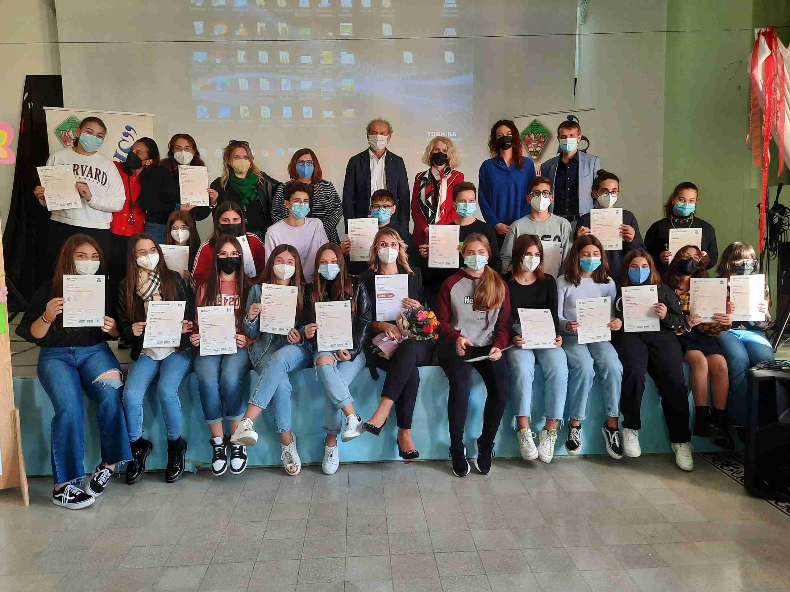 23 studenti brillanti dell’Istituto De Cillis ottengono la certificazione linguistica Cambridge
