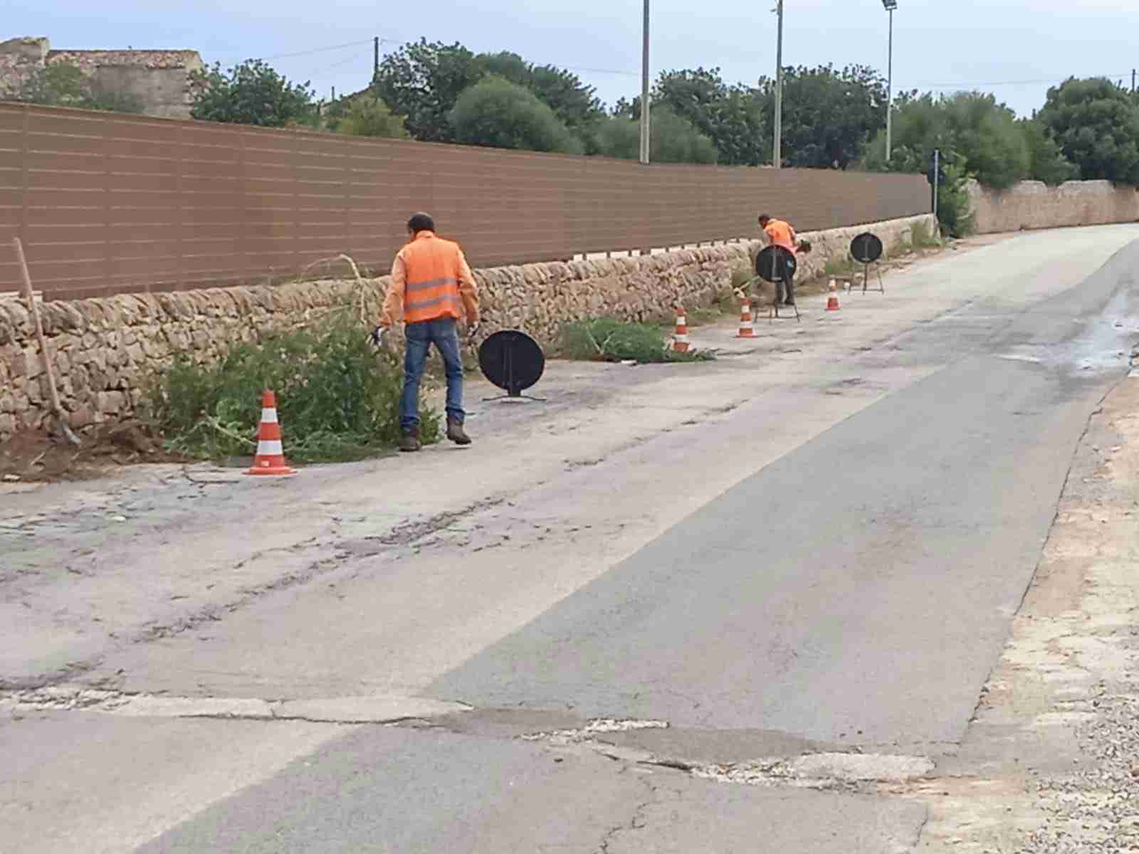 Interventi nelle vie di fuga della città in collaborazione con “Città Verde”