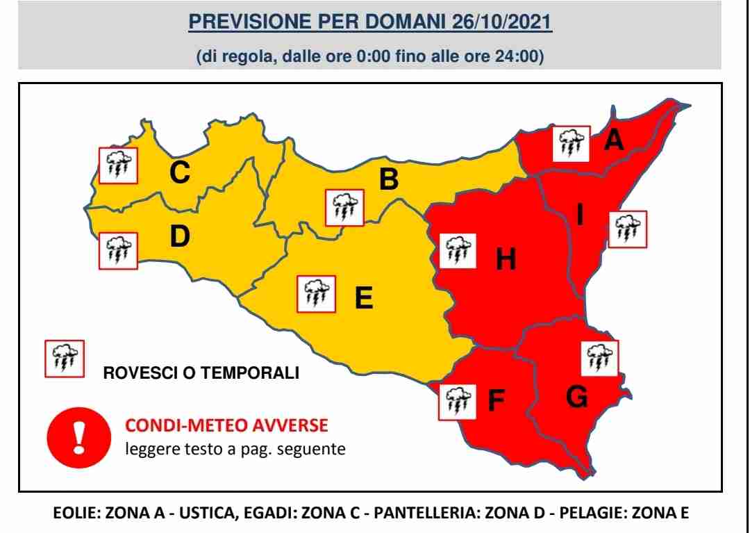 Anche per domani è “allerta rossa”, restano chiuse le scuole di ogni ordine e grado