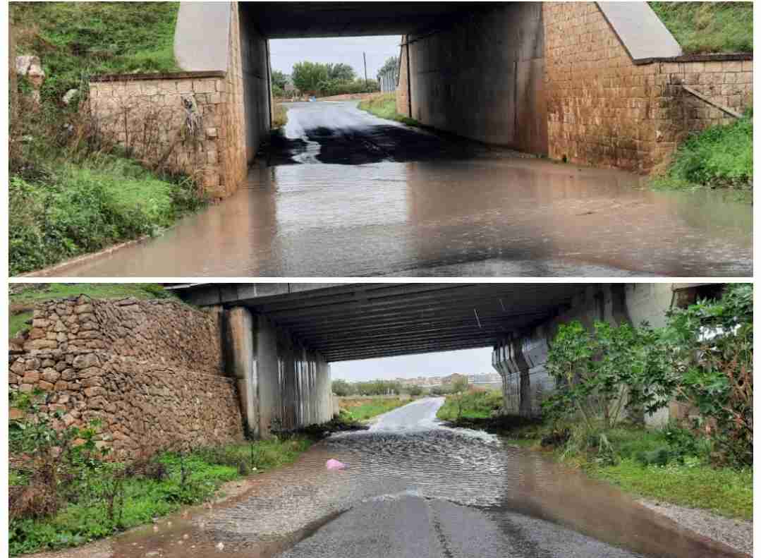 Sottopassaggi autostradali di contrada Tagliati: allagamenti tra incuria e scarsa manutenzione