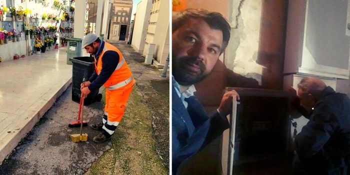 Ancora lavori di pulizia al Cimitero, da ieri ripristinato parte dell’impianto di illuminazione pubblica